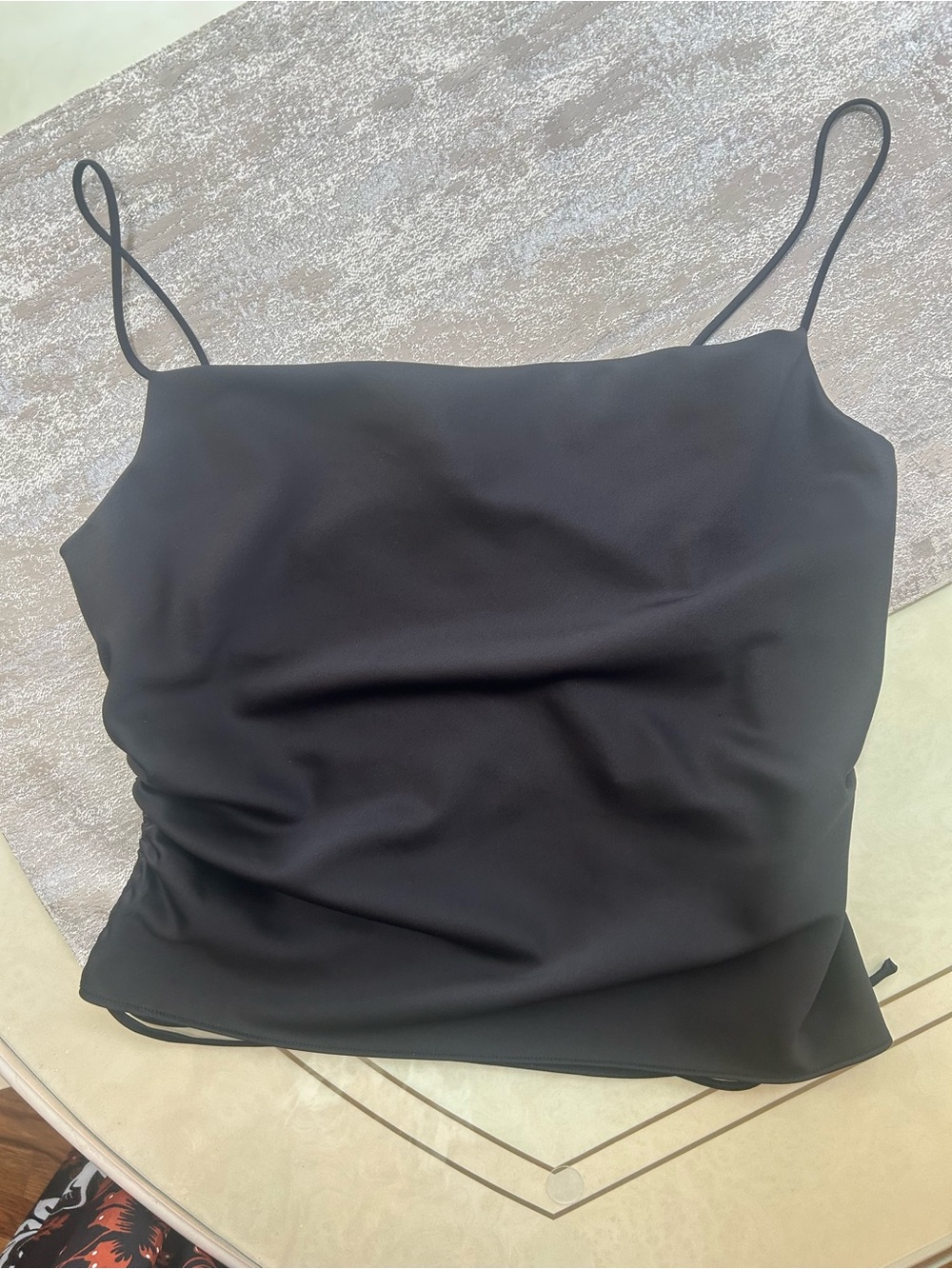 Dynamite Spaghetti-Strap Ruched Top - Picture 2 of 16